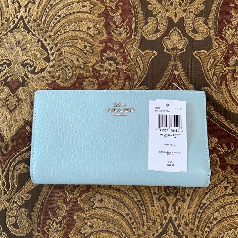 Coach Slim Zip Wallet #C8329